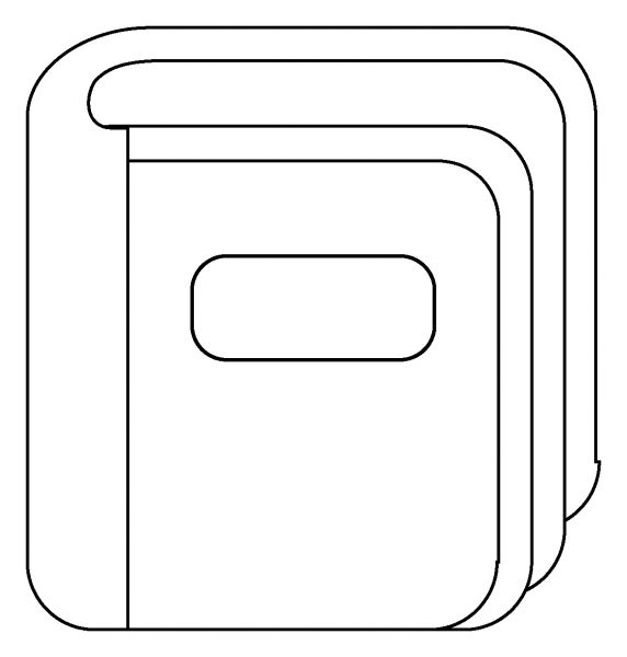 Notebook with Decorative Cover Emoji coloring page image