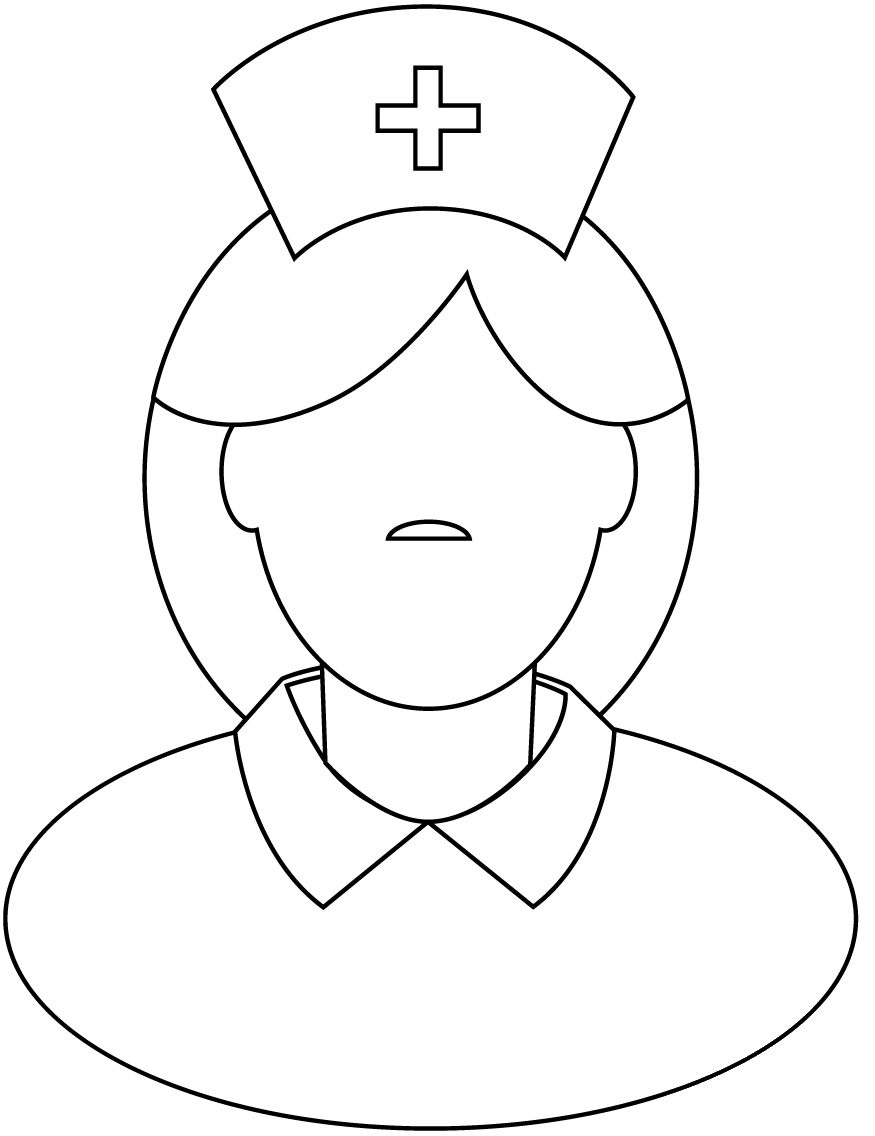 Nurse Coloring Page Colouringpages