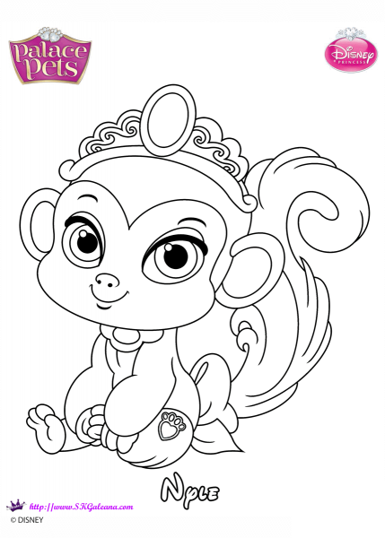 Nyle Princess coloring page image