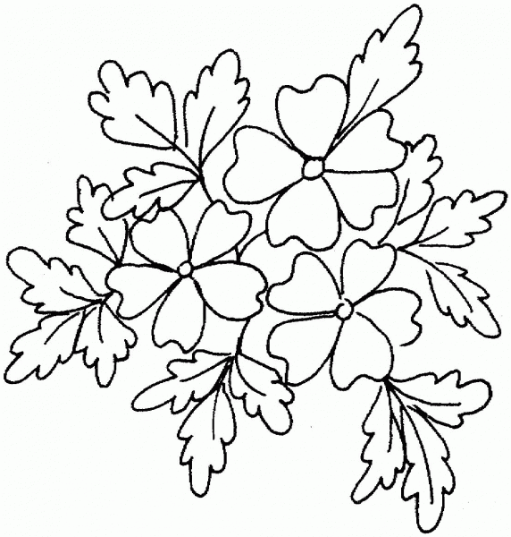 Oak Wreath coloring page image