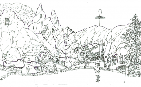 Ocean Park Polar coloring page image