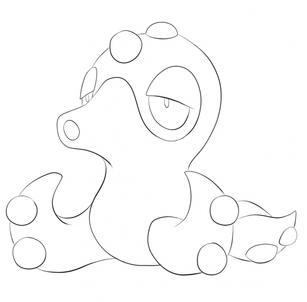 Octillery coloring page image
