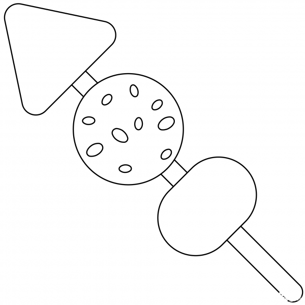Oden Emoji coloring page image