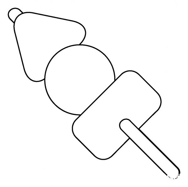 Oden Emoji coloring page image