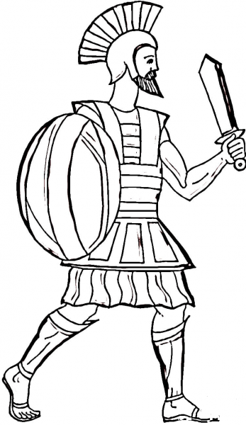 Odysseus  coloring page image