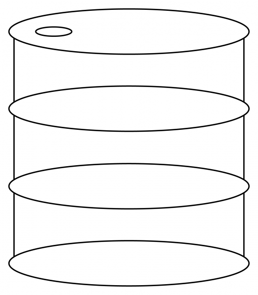 Oil Drum coloring page image