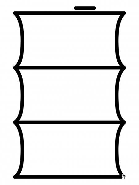 Oil Drum Emoji coloring page image