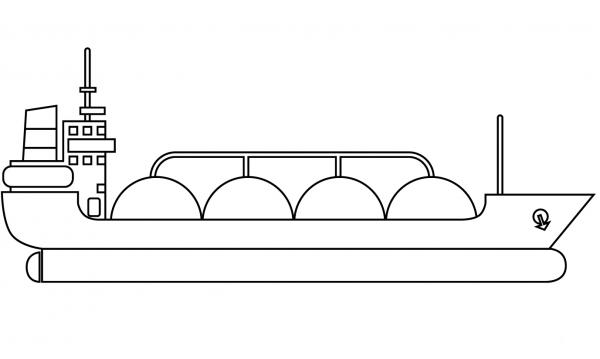 Oil Tanker coloring page image