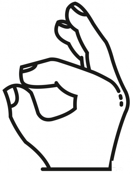 Ok coloring page image