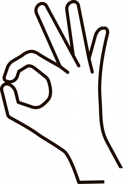 Ok coloring page image