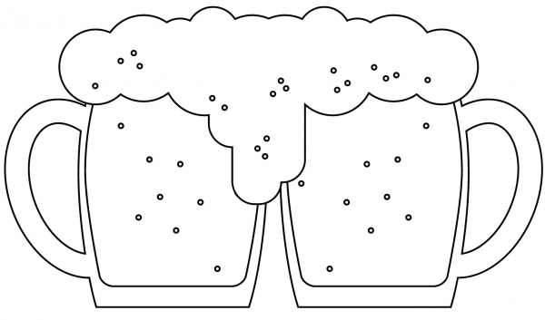 Oktoberfest coloring page image