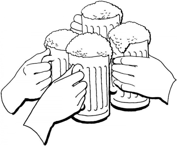 Oktoberfest Holiday Of Beer  coloring page image