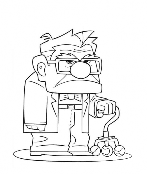Old Carl  coloring page image