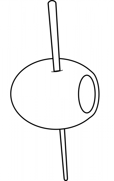 Olive coloring page image