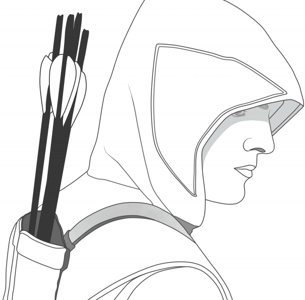 Oliver Queen from Green Arrow coloring page image