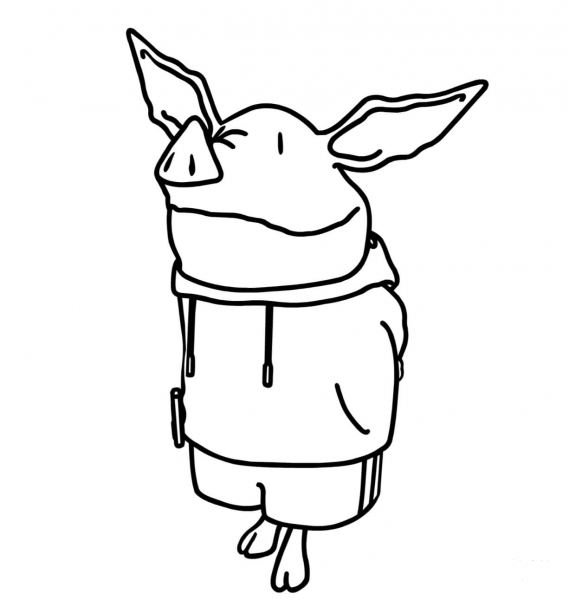Olivia’s Friend Julian coloring page image