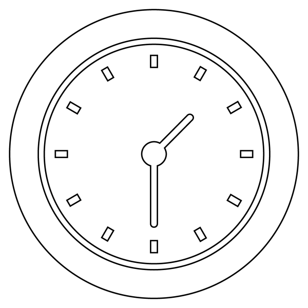One Thirty Emoji coloring page image