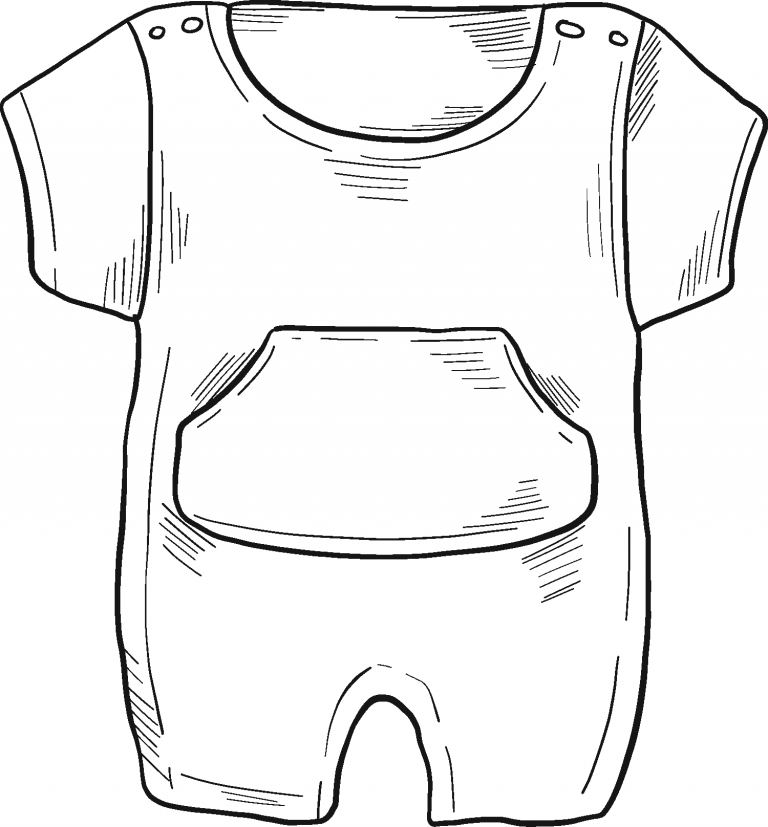 Onesie coloring page - ColouringPages