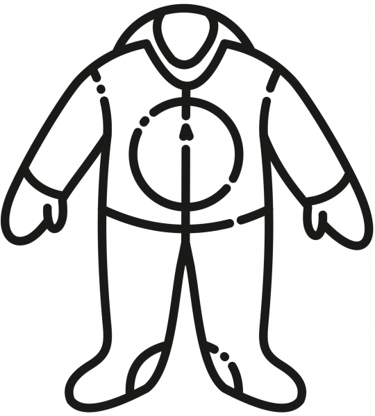 Onesie coloring page image
