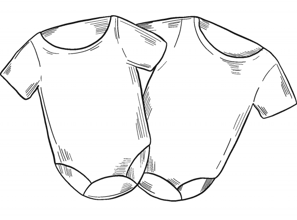 Onesies coloring page image