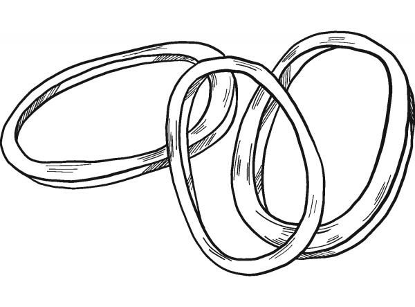 Onion Rings coloring page image
