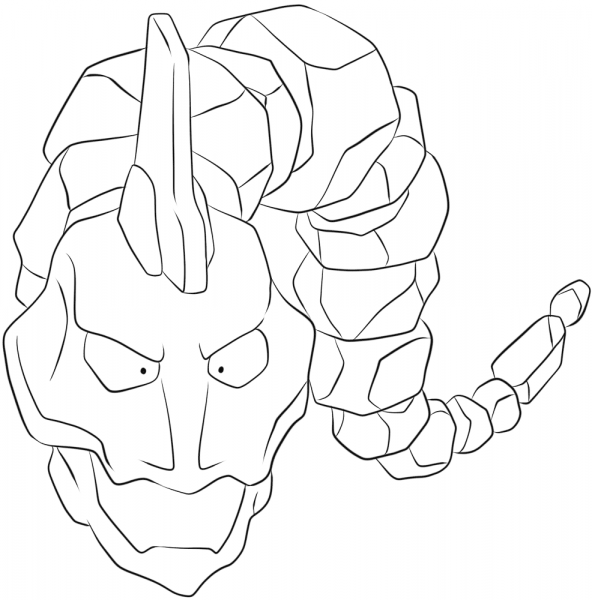 Onix coloring page image