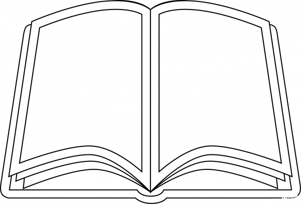 Open Book coloring page - ColouringPages