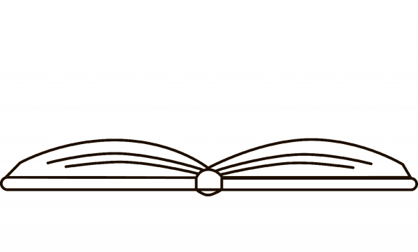 Open Book coloring page image