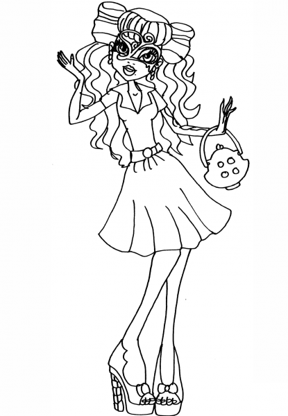 Operetta coloring page image