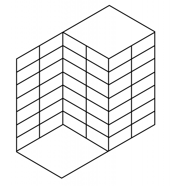 Optical Illusion 41 coloring page image