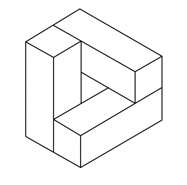 Optical Illusion 45 coloring page image