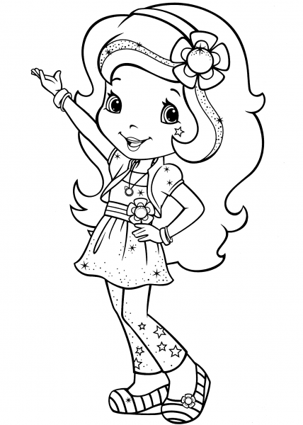 Orange Blossom coloring page image