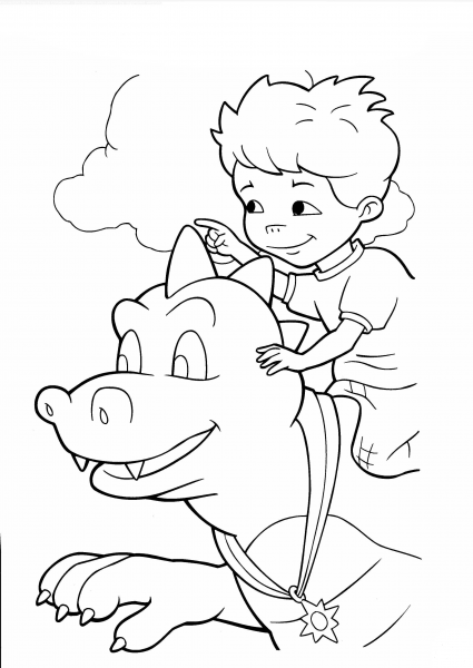 Ord And Max  coloring page image