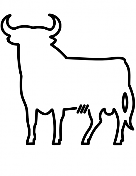 Osborne Bull coloring page image
