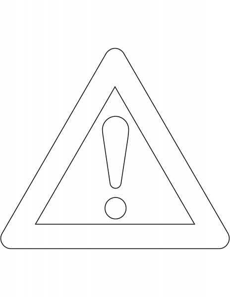 “Other Danger” Sign in Denmark coloring page image