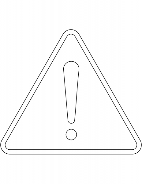 “Other Danger” Sign in Poland coloring page image