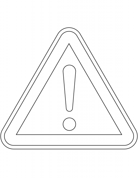 “Other Danger” Sign in Portugal coloring page image
