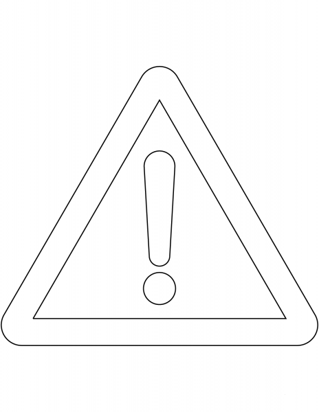 “Other Danger” Sign in Spain coloring page image