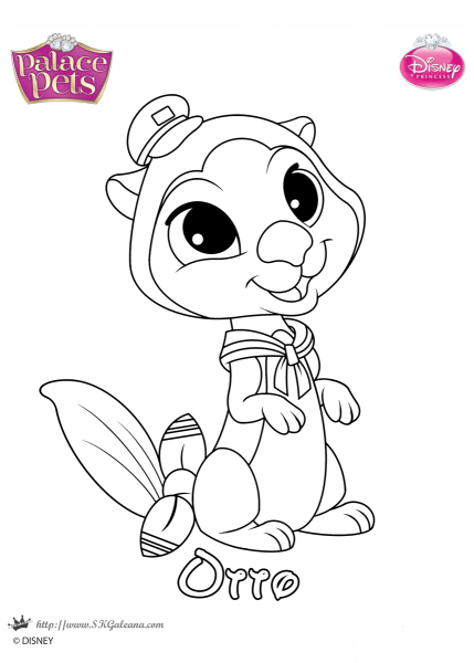 Otto Princess coloring page image