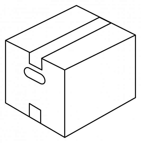 Package Emoji coloring page image