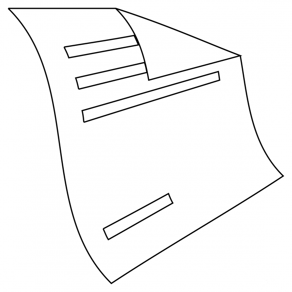 Page Facing Up coloring page image
