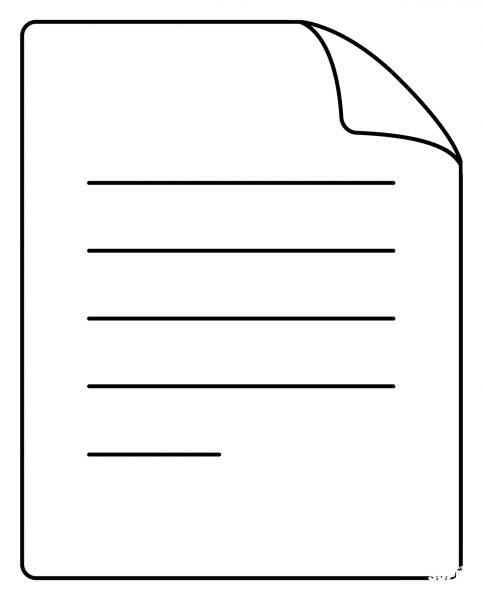 Page Facing up Emoji coloring page image