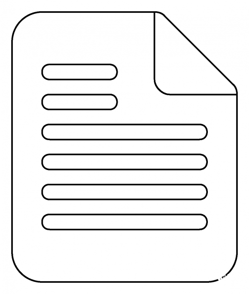 Page Facing Up Emoji coloring page image