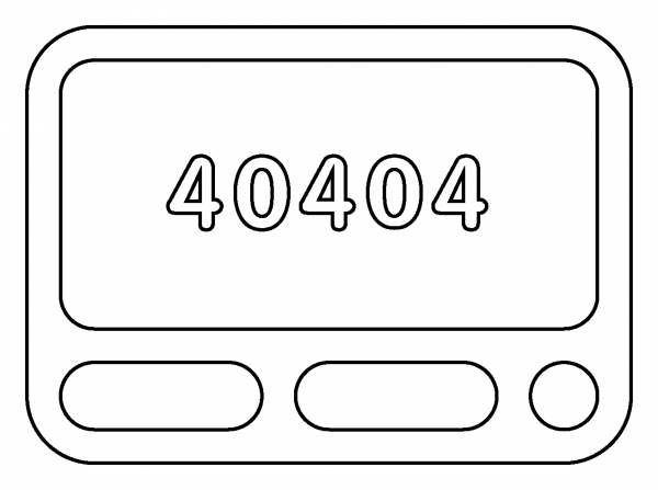 Pager Emoji coloring page image