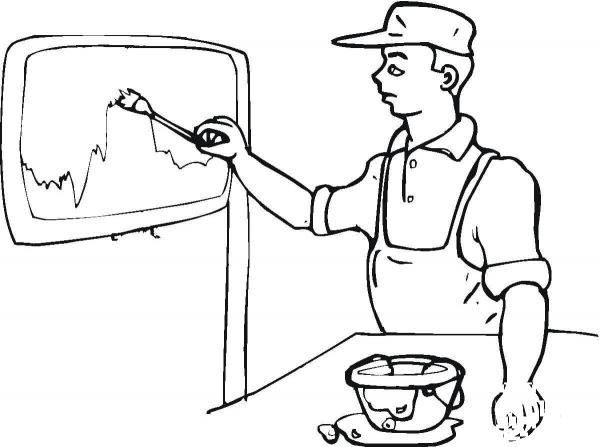 Painting On The Wall  coloring page image