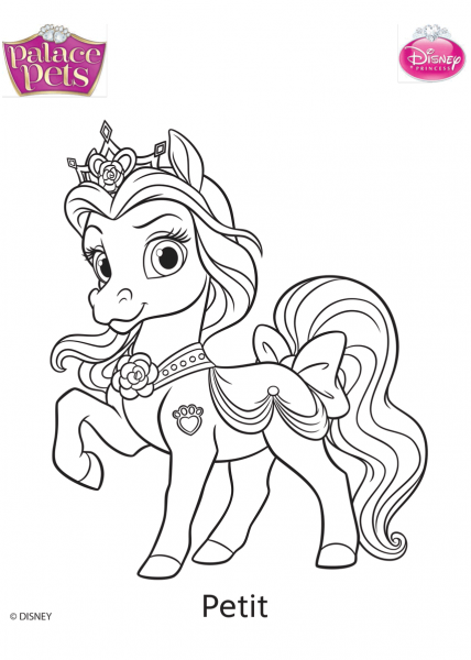 Palace Pets Petit coloring page image