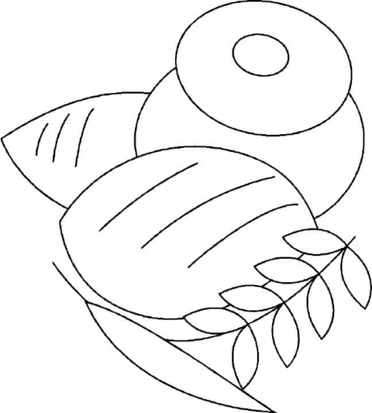 Palm Sunday coloring page image