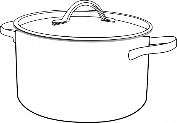 Pan Outline coloring page image