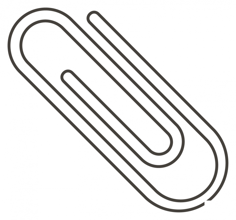 Paperclip coloring page - ColouringPages