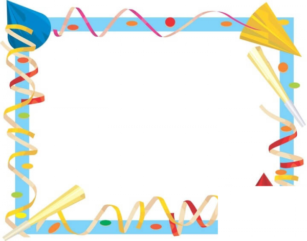 Party Card  coloring page image